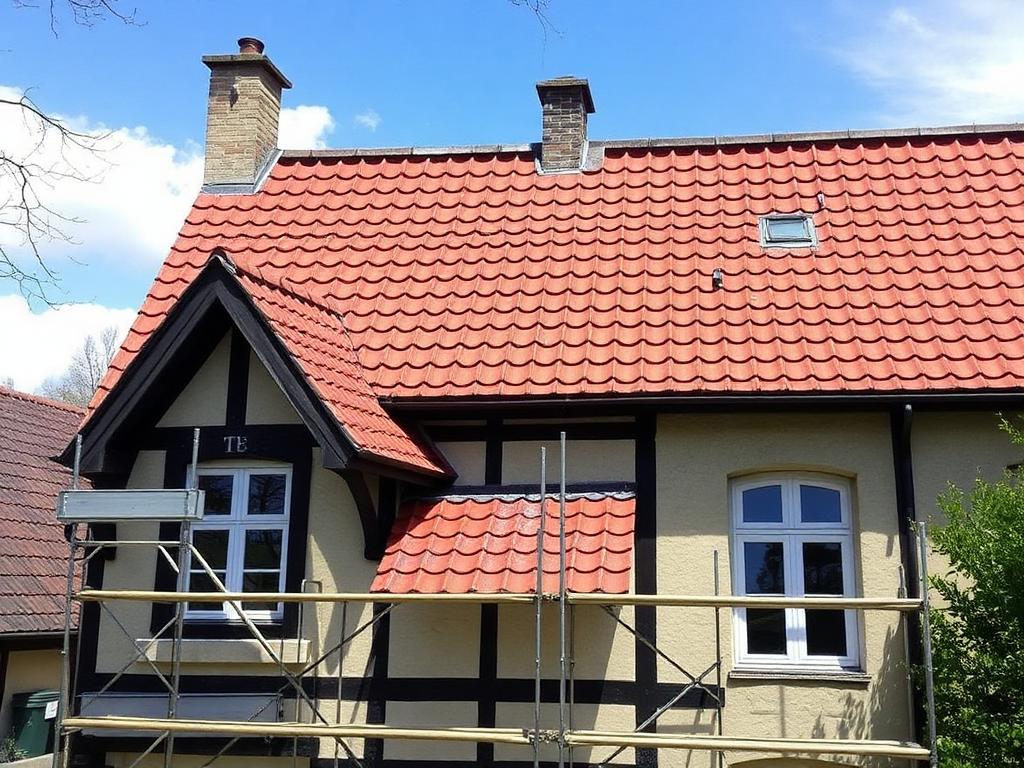 Toiture en tuiles rénovée par LW Rénovation en Savoie